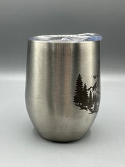 Life Is Better in the Mountains Wine Set | Insulated Stainless Steel  | Outdoor Gift