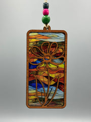 Flower Suncatcher No. 3 – Colorful Floral Window Hanging –  Handmade Nature Decor