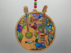Two Guitars Suncatcher