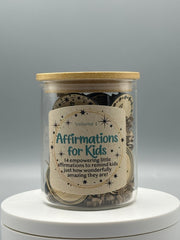 Affirmations for Kids – Volume 1 – Positive Affirmation Tokens in Jar – Confidence & Kindness Tokens – Encouragement Gift for Children