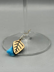 Leaf Wine Charms