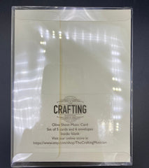 Sheet Music Notecard