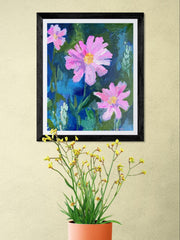 Pinkalicious #2 | 20x16 Floral Acrylic Painting by Kathy O’Conner | Unframed Original