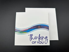 Cheerful Bright Thinking of You Greeting Card for Music Lovers