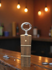 Reclaimed Guitar Neck Bottle Opener in Dark Finish