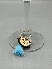 Cat Wine Charms Set 3
