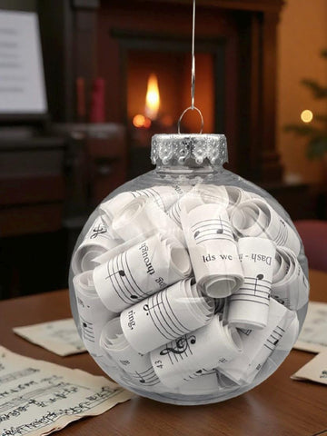 Handmade Sheet Music Ornament | Music Teacher Christmas Gift
