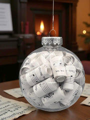 Handmade Sheet Music Ornament | Music Teacher Christmas Gift