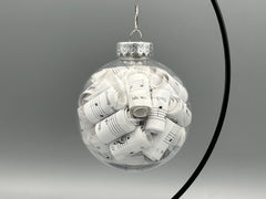 Handmade Sheet Music Ornament | Music Teacher Christmas Gift