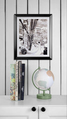 Artist's Tools Art Print | Black & White Drawing 11x14 matted to 16x20