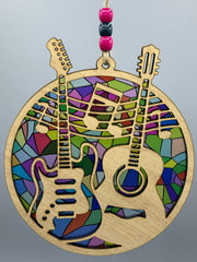 Two Guitars Suncatcher