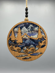 Off-Road in the Mountains Suncatcher