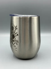 Let It Bee Wine 12oz Wine Tumbler