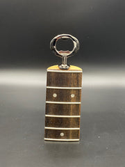 Reclaimed  Bass Guitar Neck Bottle Opener in Dark Finish