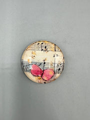 Butterfly & Music Note Magnets – Handmade Music Lover Fridge Magnets – Gift for Musicians & Teachers