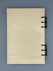 Clarinet Patent Journal A5 | Vintage Instrument Patent Journal | Refillable Wood Cover Notebook