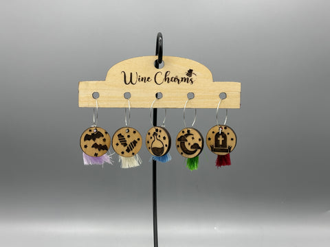 Halloween Wine Charms Set 2