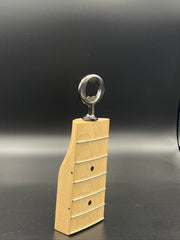Reclaimed Guitar Neck Bottle Opener in Maple Finish