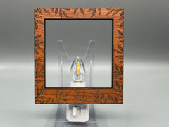 Leaf Engraved Interchangeable LED Night Light – BASE & FRAME ONLY