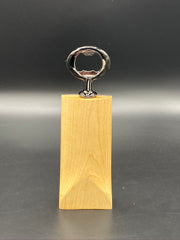 Reclaimed  Bass Guitar Neck Bottle Opener in Dark Finish