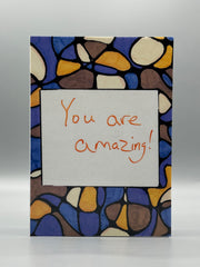 Reusable Write-On Art Box – Inspirational Message Frame – Dry Erase Wood Art Decor – Interactive Wall Art by Kathy O’Conner – 5x7 or 4x6