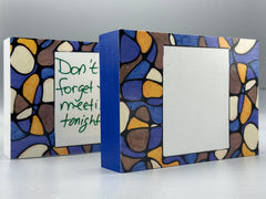 Reusable Write-On Art Box – Inspirational Message Frame – Dry Erase Wood Art Decor – Interactive Wall Art by Kathy O’Conner – 5x7 or 4x6