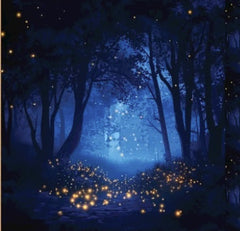 Magical Fireflies - Midnight Forest