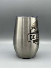 Colorado Mountain Engraved Wine Tumbler 14oz | Laser Engraved Colorado Gift | Keeps Drinks Hot & Cold (Copy)