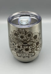 Let It Bee Wine 12oz Wine Tumbler