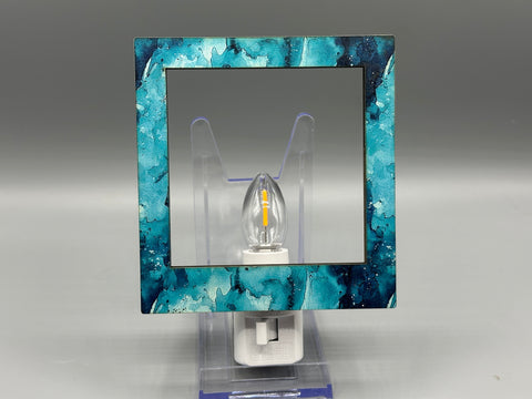 Watercolor Collection Interchangeable LED Night Light – BASE & FRAME ONLY