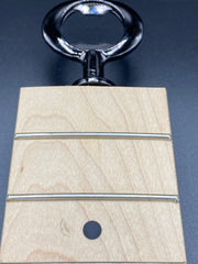 Reclaimed Guitar Neck Bottle Opener in Maple Finish
