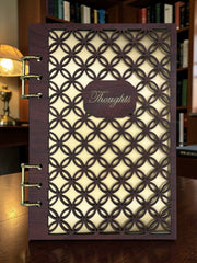 Quilted Wood Journal No. 1  – Refillable Notebook