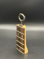 Reclaimed  Bass Guitar Neck Bottle Opener in Dark Finish