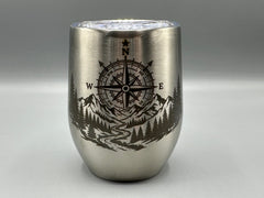 Life Is Better in the Mountains Wine Set | Insulated Stainless Steel  | Outdoor Gift