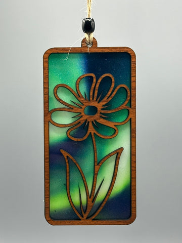 Flower Suncatcher No. 3 – Colorful Floral Window Hanging