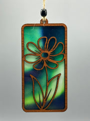 Flower Suncatcher No. 3 – Colorful Floral Window Hanging