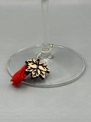 Leaf Wine Charms