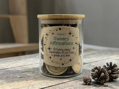 Sweary Affirmations Volume 2 – Funny Adult Affirmation Tokens in Jar – Sassy Self Care Gift – Snarky Confidence Boost