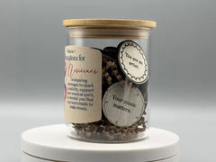 Affirmations for Musicians Vol. 1 | Inspirational Gift Jar with 14 Wooden Encouragement Tokens for Creativity & Confidence