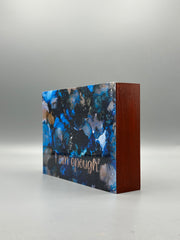 I Am Enough Wood Art Box – Inspirational Affirmation Wall Decor – Abstract Motivational Art