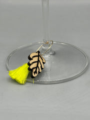 Leaf Wine Charms