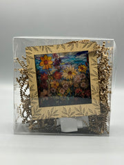 Leaf Engraved Interchangeable LED Night Light – BASE & FRAME ONLY
