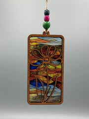 Flower Suncatcher No. 3 – Colorful Floral Window Hanging –  Handmade Nature Decor