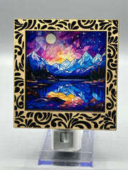 Damask Interchangeable LED Night Light – Frame & Base Only
