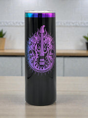 Rock Guitar Tumbler 20oz | Laser Engraved Music Tumbler | Insulated Stainless Steel Cup | Guitar Gift for Musicians