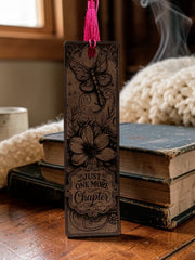 Just One More Chapter Engraved Bookmark | Book Lover Gift | Reader Gift