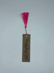 Wildflowers 1 Leatherette Bookmark with Tassel