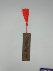 Wildflowers 1 Leatherette Bookmark with Tassel