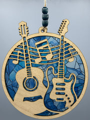 Two Guitars Suncatcher