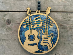 Two Guitars Suncatcher